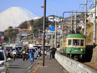 江ノ電と富士