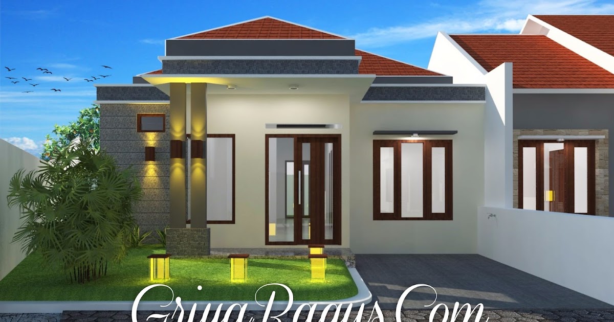  Contoh  Desain Rumah  Minimalis  Tipe 60 172 m2 di Yogyakarta  