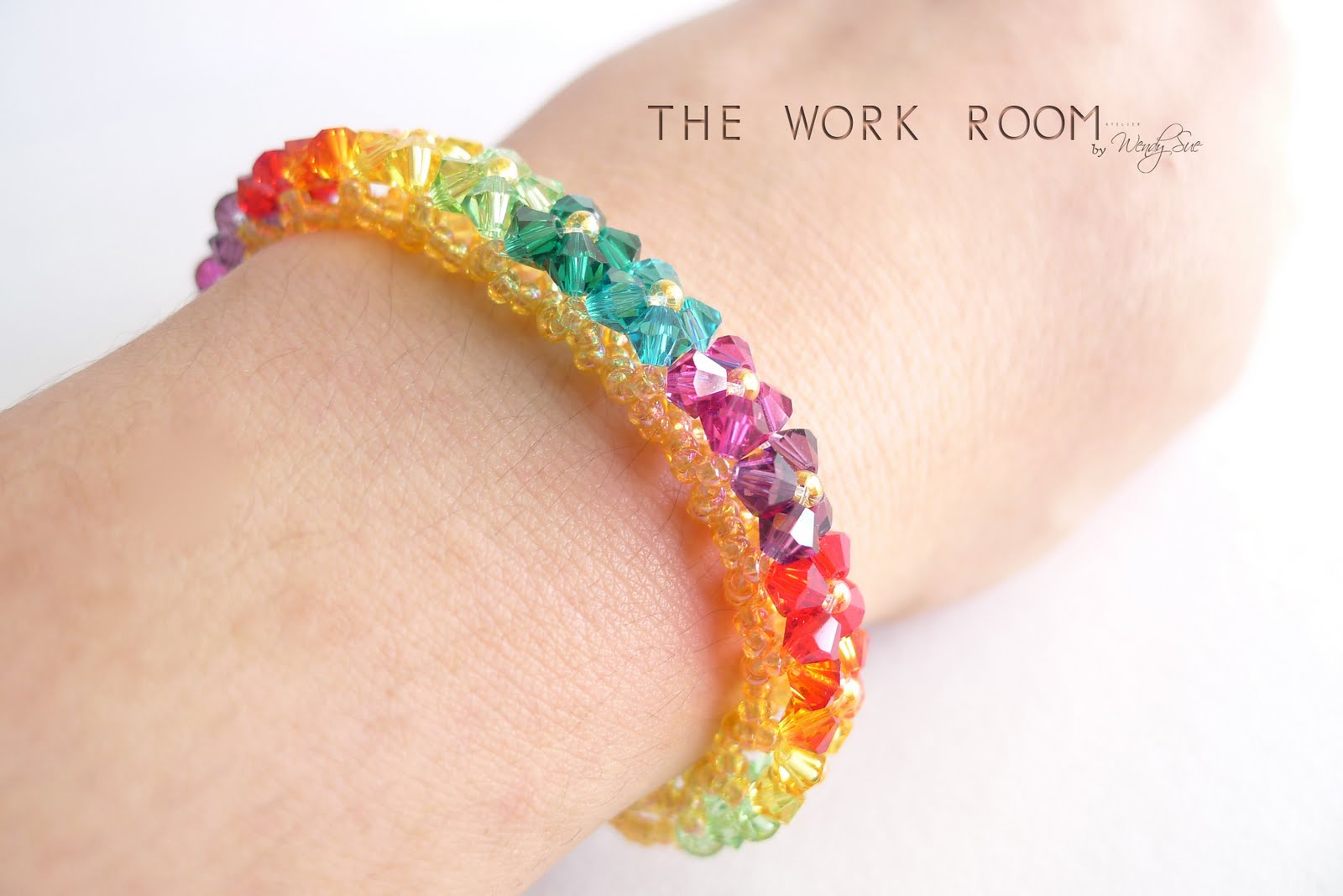 The Work Room TWR070 Rainbow Bangle Bracelet Tutorial