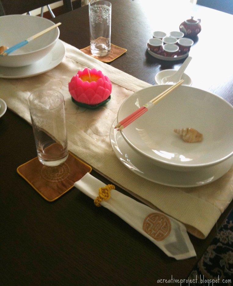 A Creative Project Chinese table decor