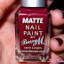 Barry M Matte Nail Paint - Crush