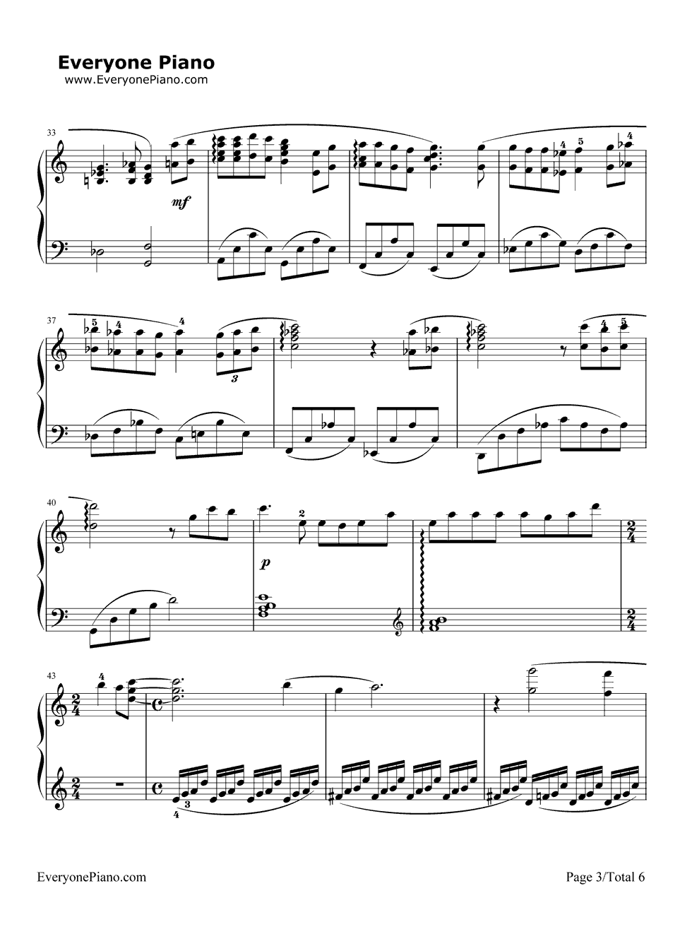 Kuroi Sheets: One Summers Day - Joe Hisaishi, Spirited Away Ost (Piano ...