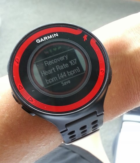 2-minute Heart Rate Recovery จากนาฬิกา Garmin