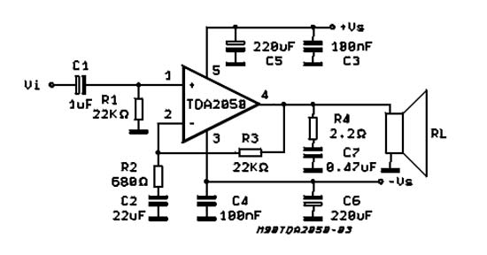 skema diagram amplifier toa za1031 - Membongkar Skema Diagram Ampli...