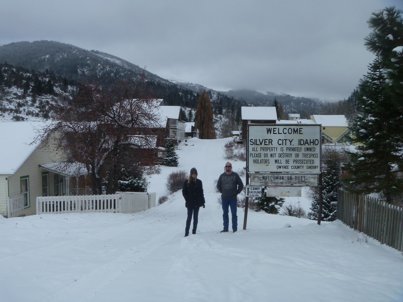 Richard Dowling Sr. Our trip to Silver City Idaho last winter.