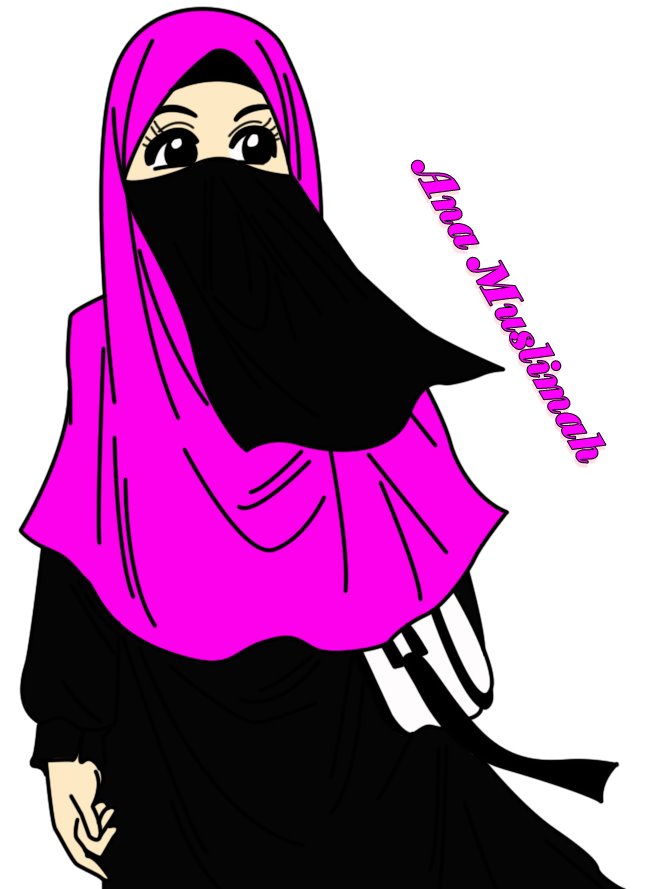 Gambar Orang Pakai Purdah - Gambar Kartun Muslimah Pakai Purdah