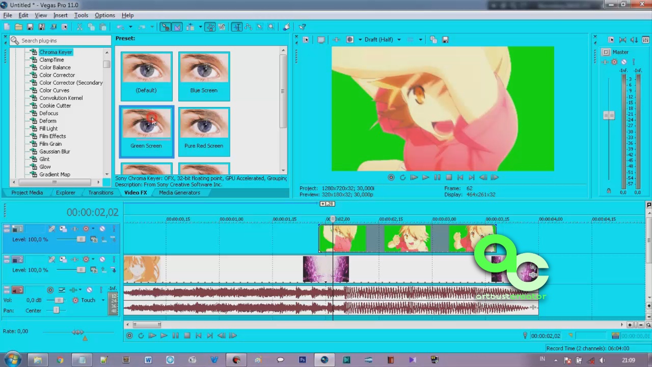 Cara Mudah Menggunakan Green Screen di Sony Vegas Pro (All Version
