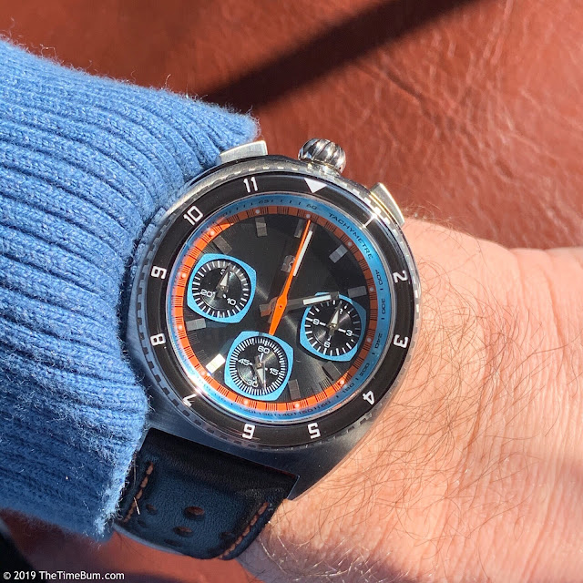 Straton Legera Bullhead Valjoux wrist shot