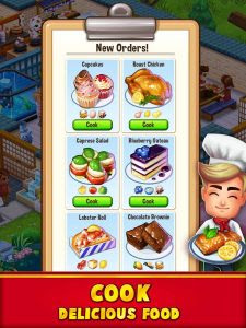 Food Street Restaurant Game APK v0.21.4 MOD (Unlimited Gold/Gems/Coins) Terbaru