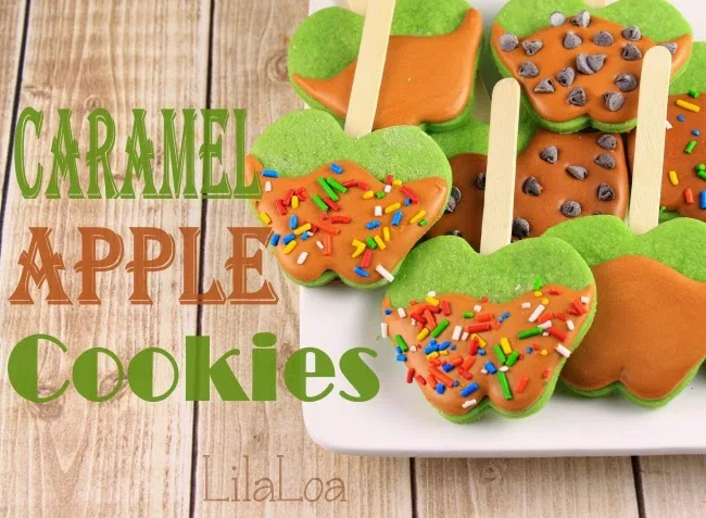 Apple and Caramel flavored cookies