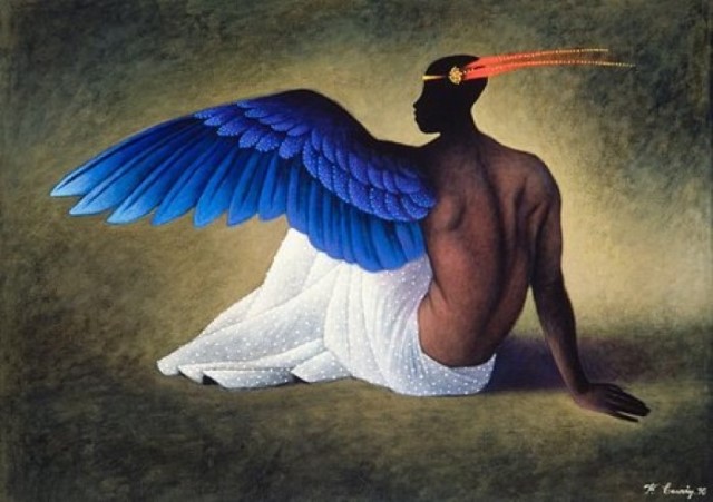 Негритянки и природа. Francois Cauvin