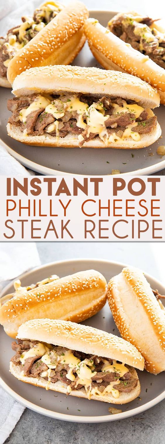 Easy Instant Pot Philly Cheesesteak