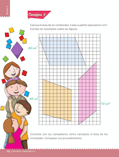 Respuestas Apoyo Primaria Desafíos Matemáticos 5to. Grado Bloque II Lección 31 El romboide