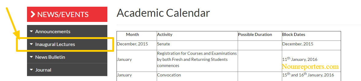 noun academic calendar 2017 2018 session approved calendar