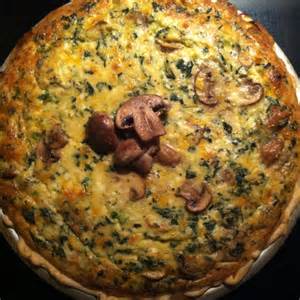 Le Chef Pierre D'Iberville: Crab and mushroom quiche