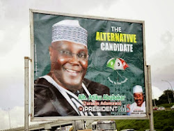 election campaign posters presidential atiku nigeria poster denies nigerian africa abuja