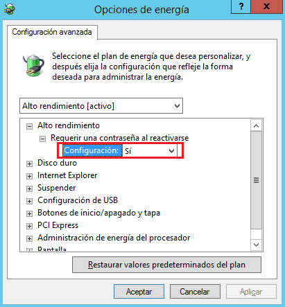 Windows: Evitar bloqueo automático de sesión en Windows Server 2012 R2