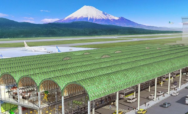 ついでに建築map,富士山静岡空港旅客ターミナルビル増築・改修