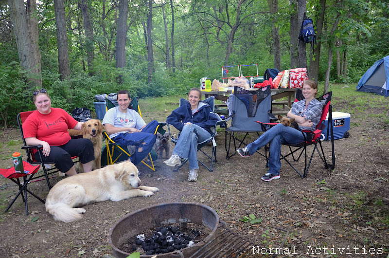 Normal Activities camping with friends, dogs & marshmallows