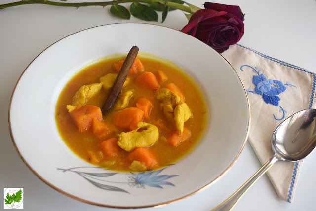 Pollo con Boniato y Leche de Coco