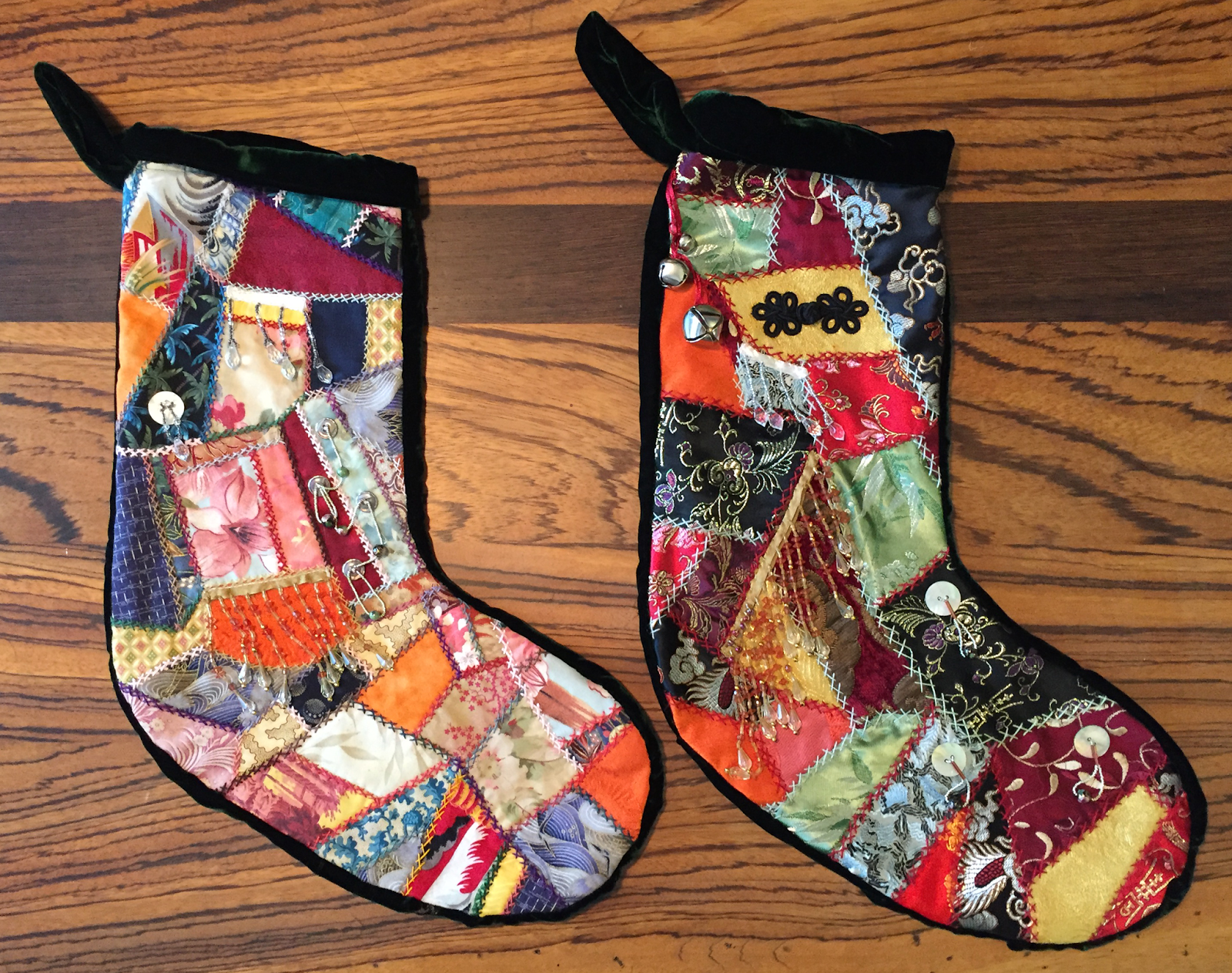 Raincross Quilt Guild Next Crazy Quilt Christmas Stocking