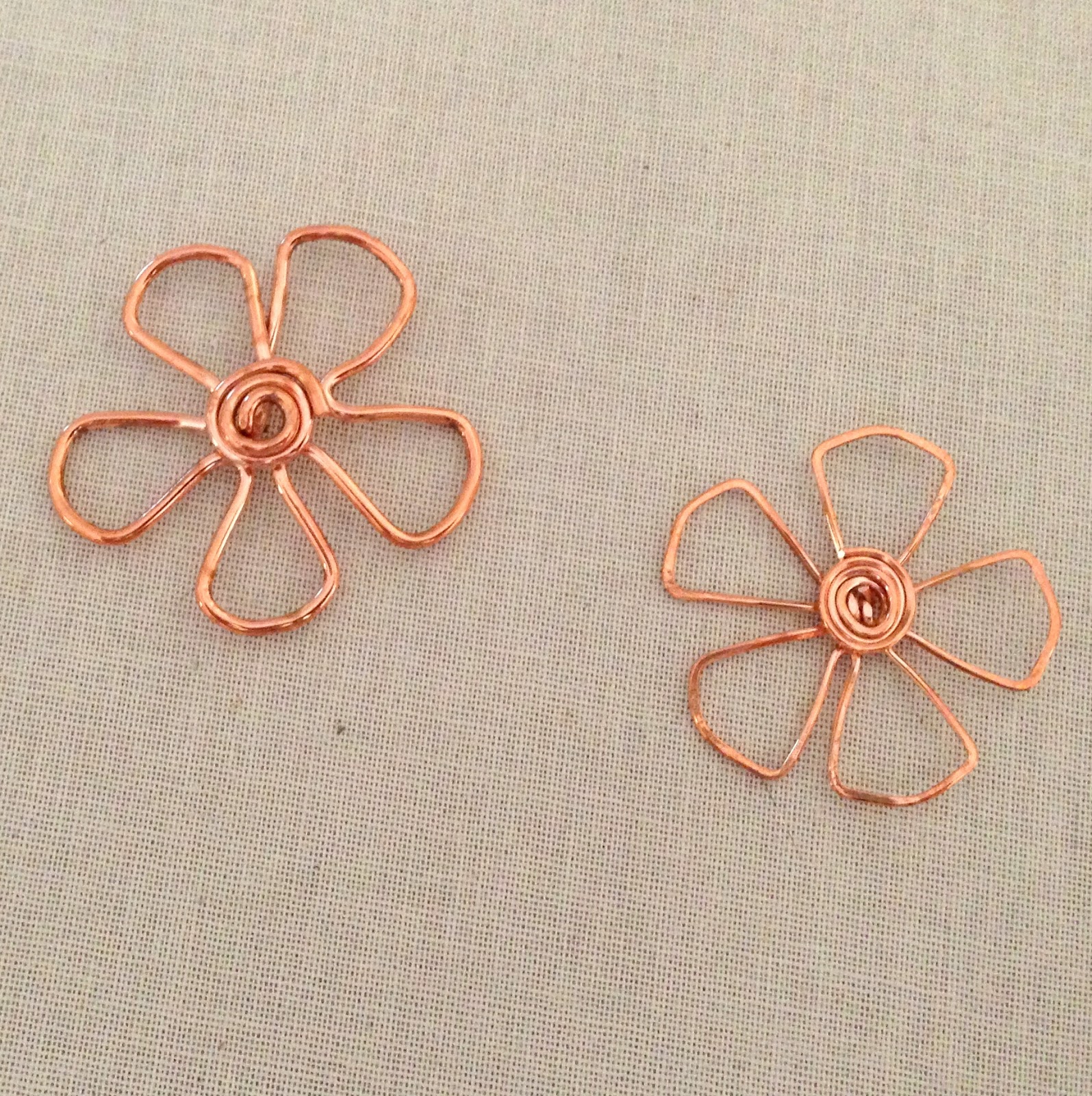 Lisa Yang Jewelry Copper Wire Flower Pendants