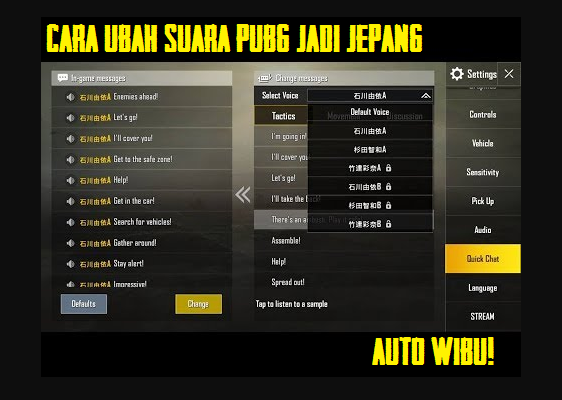 Cara Mengubah Suara Pubg Jadi Jepang Garudaphone