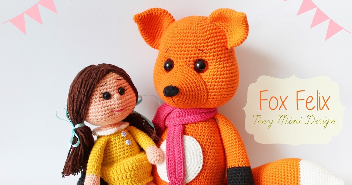 Amigurumi Tilki Felix-Amigurumi Fox Felix Tiny Mini Design