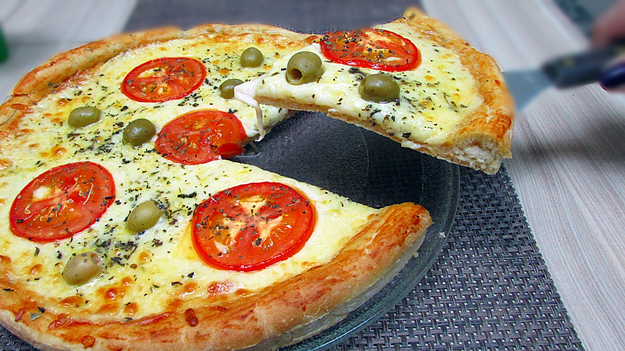 Mil Delícias na Cozinha MASSA PARA PIZZA SUPER FÁCIL