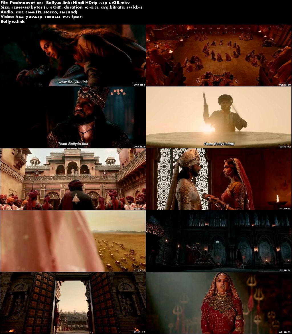 Padmaavat 2018 HDRip 450MB Full Hindi Movie Download 480p