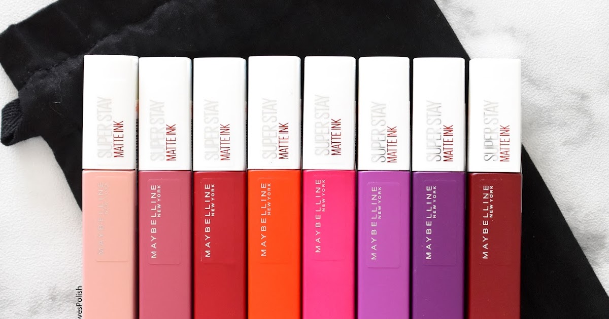 maybelline superstay matte ink swatches review maybelline superstay matte ink swatches review