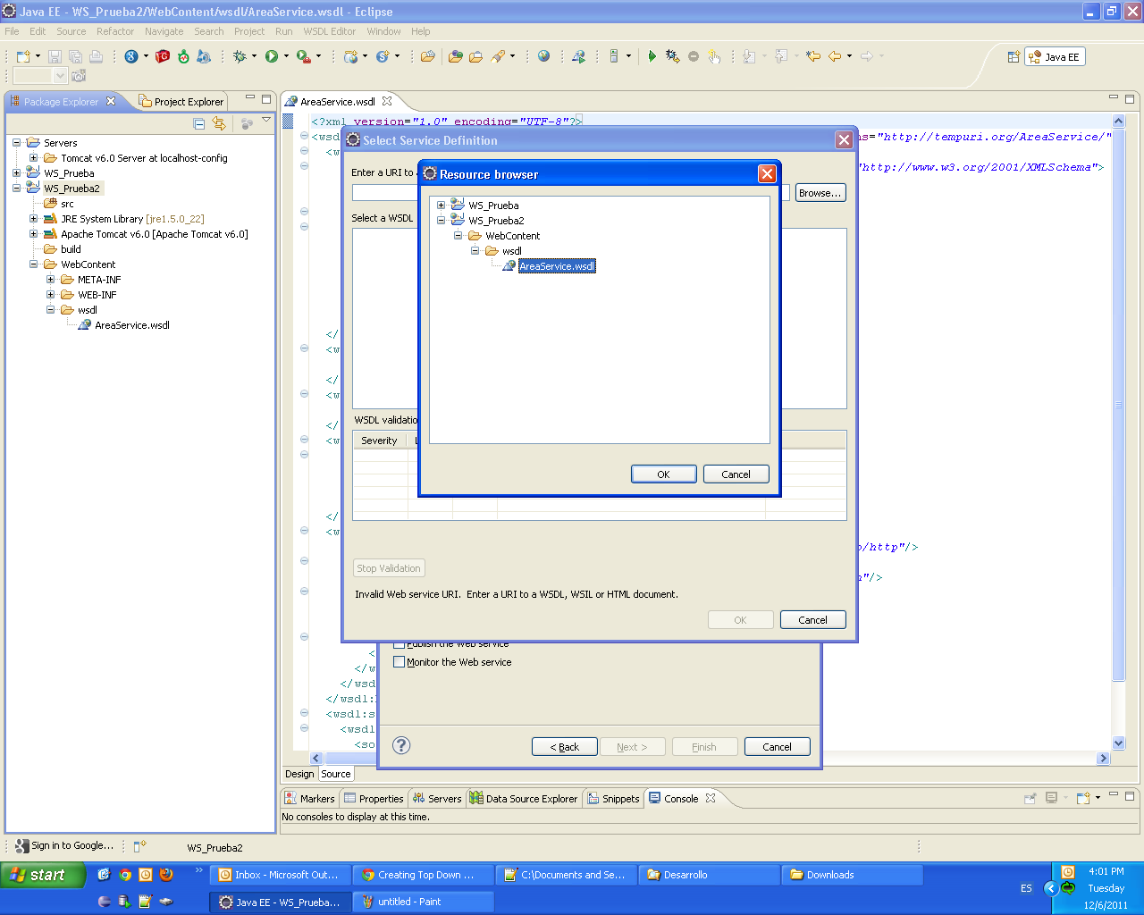 Java Frameworks & APIs: Web Services - Apache AXIS - Tutorial I