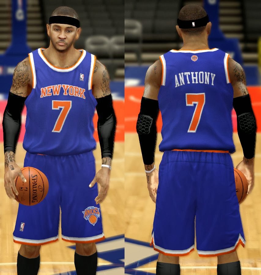 Real Away Blue Knicks NBA2K Jersey