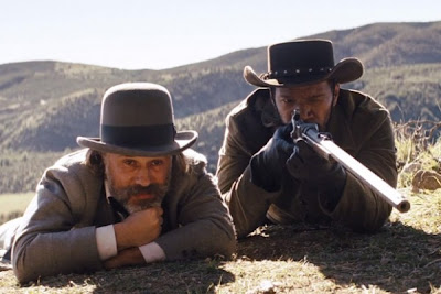 Christoph Waltz and Jamie Foxx in Django Unchained