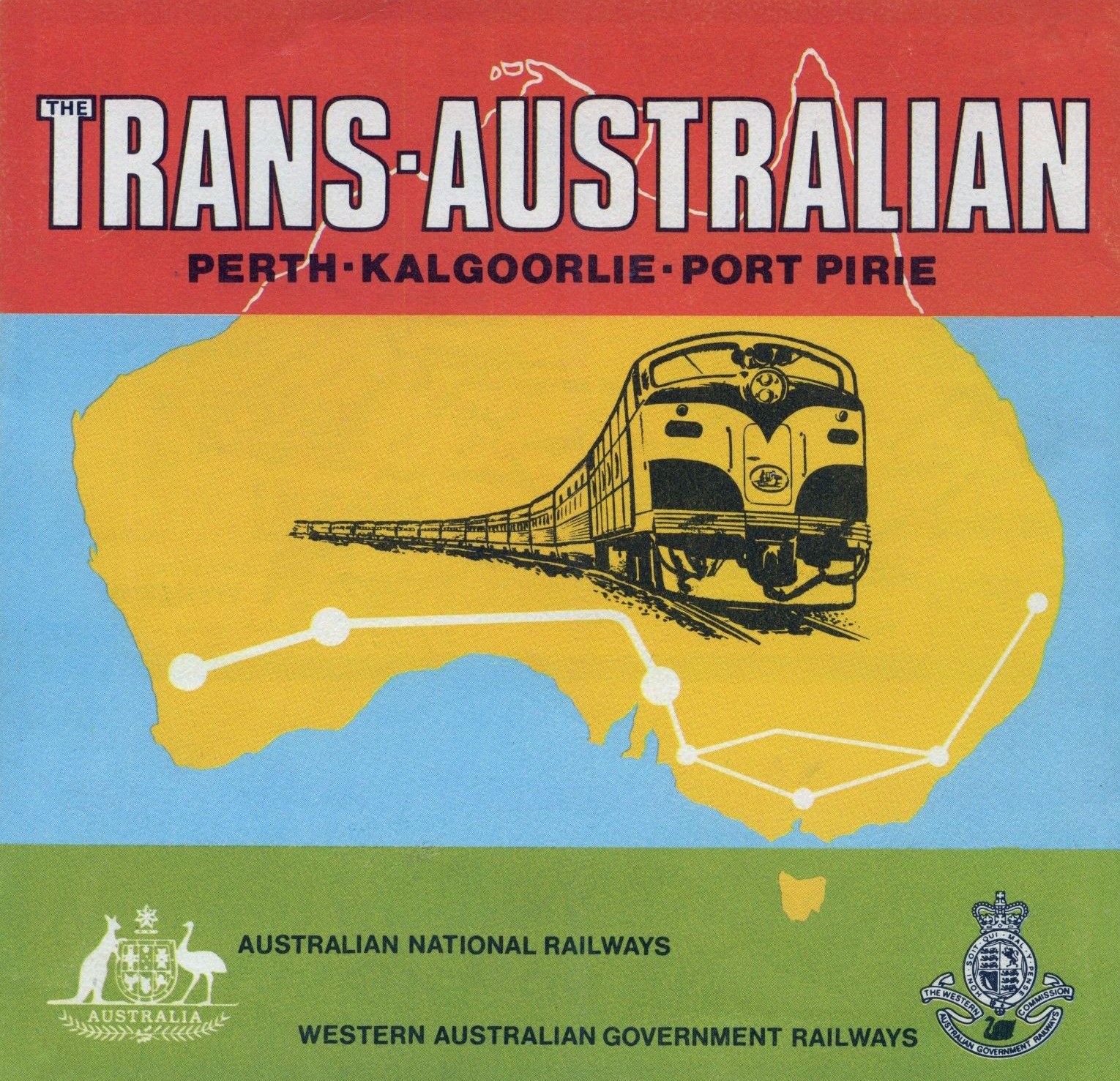 transpress nz 'TransAustralian' train promo, circa 1975