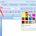 How to highlight text in MS word 2007