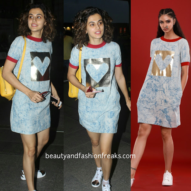 Taapsee Pannu In Aapro At Mumbai Airport