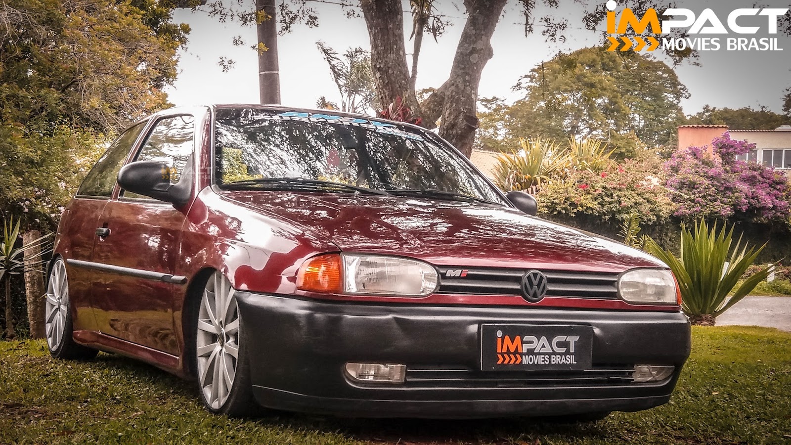 VW Gol G2 Bola Rebaixado Com Rodas Gol G5 Aro 17 Suspensão Rosca