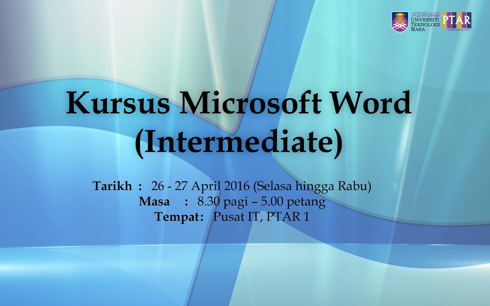 Intermediate words. Intermediate words