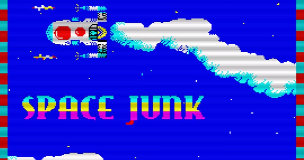 Indie Retro News: Space Junk - Miguetelo Art's new ZX Spectrum game ...