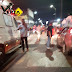 Cinco pedestres atropelados na avenida Getúlio Vargas em frente ao cemitério São Sebastião em Parnamirim