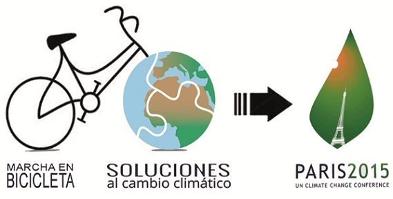 Marcha en bicicleta Soluciones al cambio climático
