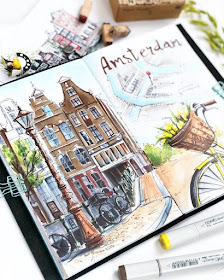04-City-Sketches-Amsterdam-Irina-Shelmenko-Ирина-Шельменко-Travel-Diary-Sketches-and-Moleskine-Drawings-www-designstack-co