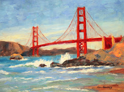 bridge gate golden oil painting francisco san canvas california beach landscape baker paintings paint drawing landscapes sold etsy stretched stormy