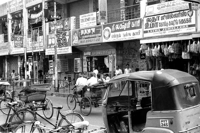 Pondichéry, rue Needarajapayar, © L. Gigout, 1990