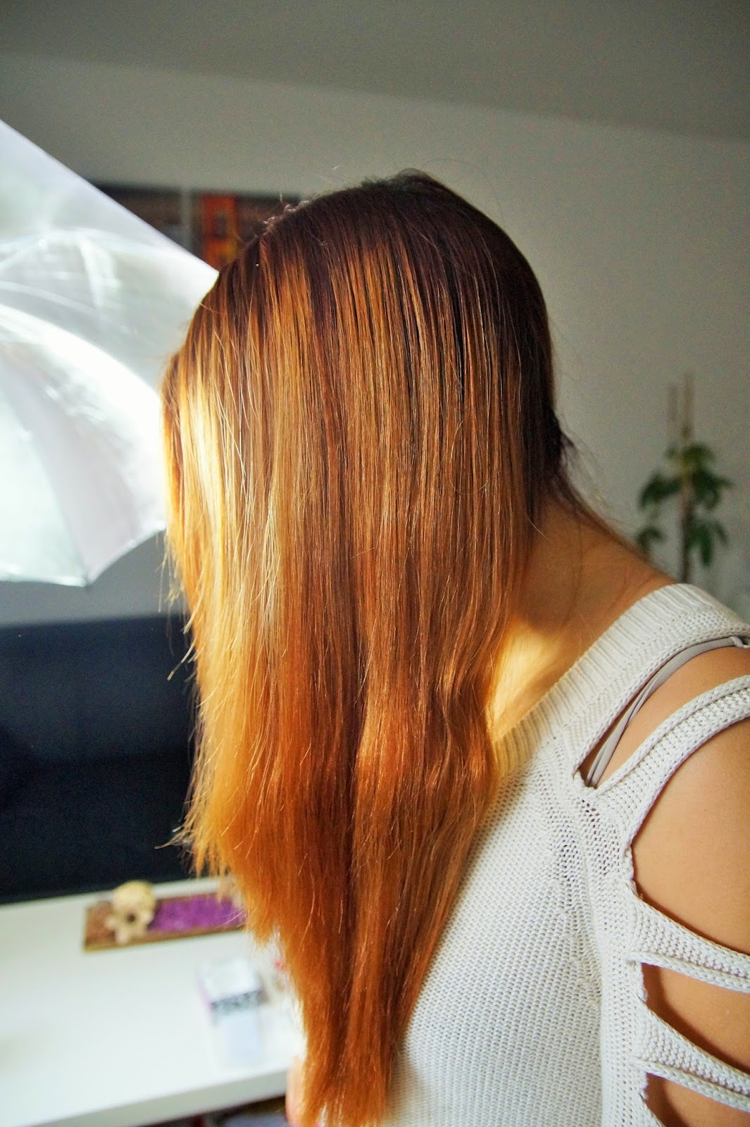 neue Haarfarbe // Garnier Olia Farbkraft durch Öl // Kaschmirrot | My ...