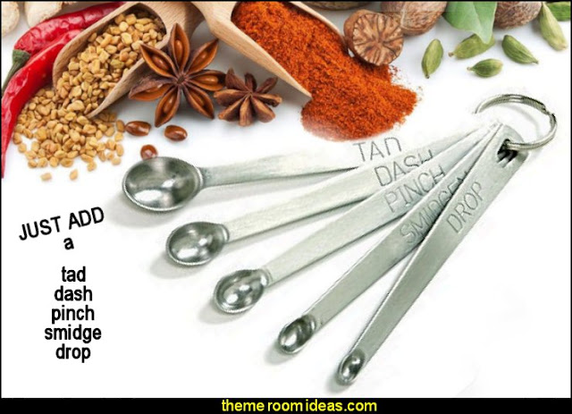 Stainless Steel Measuring Spoons   decorative kitchen items - novelty mugs - unique kitchen gadgets - food pillows - kitchen wall decals - kitchen wall quotes - cool stuff to buy - kitchen cupboard contact paper -  kitchen storage ideas - cute kitchen utensils - fun cooking tools - dining decor -