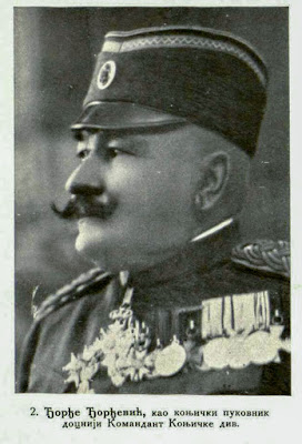 Djordje Djordjević as Cavalry Colonel afterwards Commandant of the Cavalry division