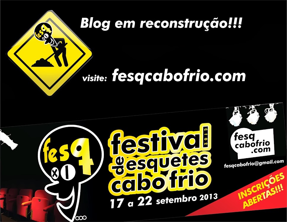 11º Festival de Esquetes de Cabo Frio - FESQ