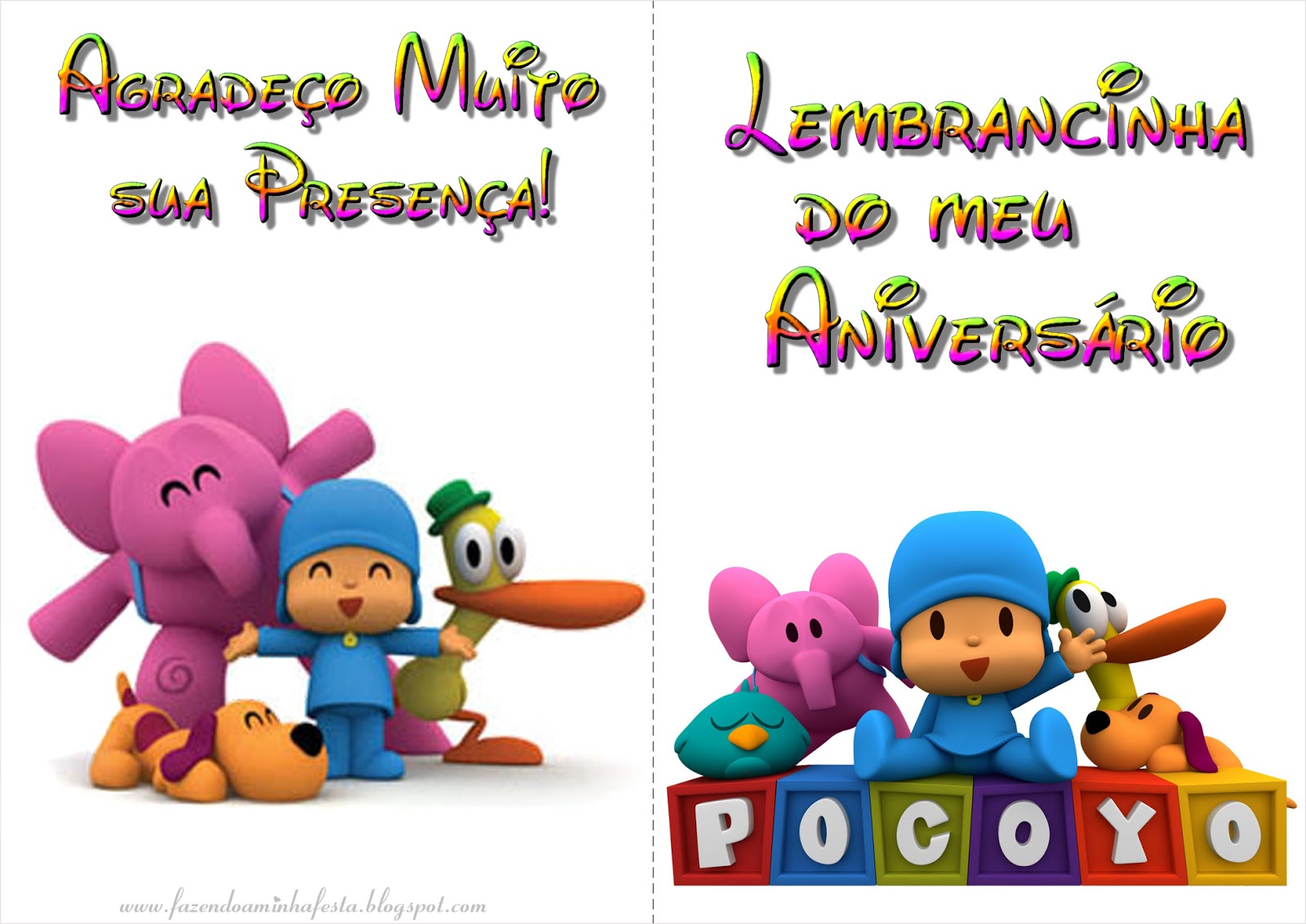 Desenhos de Pocoyo para colorir - Páginas para impressão grátis